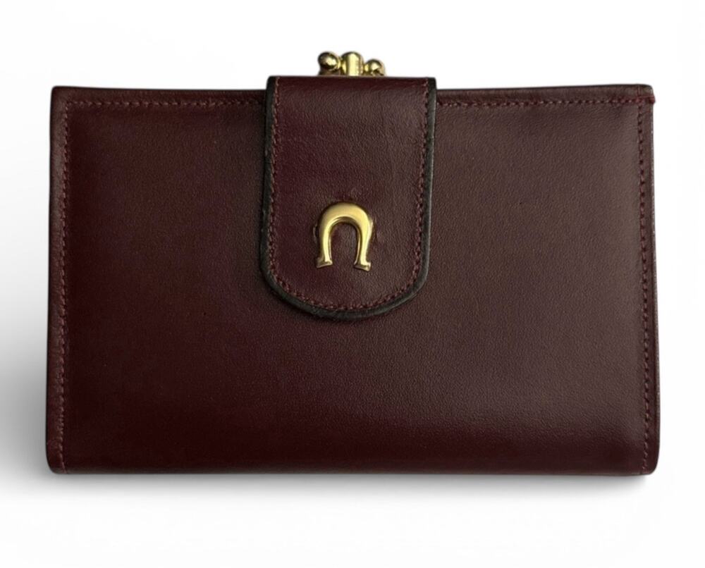 NOS Vintage 70s CAPRI by AMITY Cordova Leather Wallet Billfold Coin Credit Card